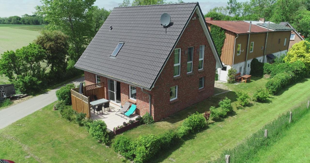 Ferienhaus-Hemmerdeich Oldenswort Buitenkant foto