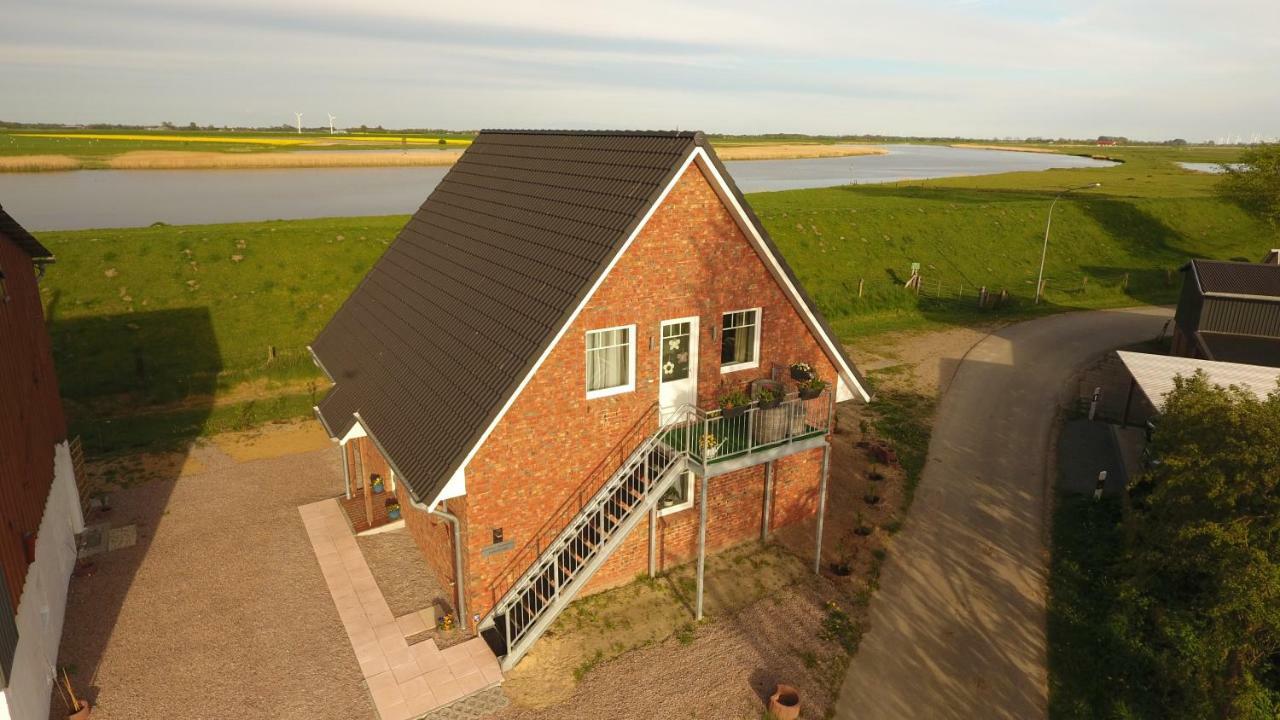 Ferienhaus-Hemmerdeich Oldenswort Buitenkant foto